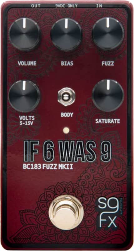 SolidGoldFX If 6 Was 9 MKII Fuzz Effects Pedal image 1