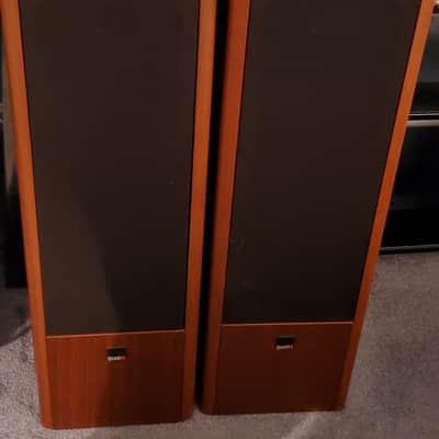 Vintage MB Quart 350 S Walnut Floor Speakers image 1