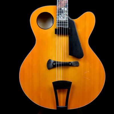 The Lady Gilmoore Archtop w/ semi-nude Female Figure Inlay image 1
