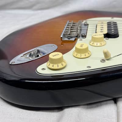 Fender American Professional Stratocaster HSS Shawbucker Guitar 2016 - 3-Color Sunburst / Maple Neck image 15