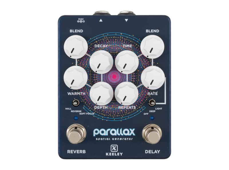 Keeley Parallax Spatial Generator Delay + Reverb Pedal [USED] image 1