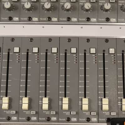 Neotek Elan Recording Console with Additional API 1604 Monitoring Path image 10