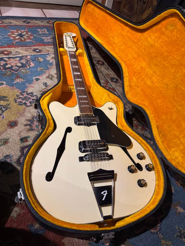 Super Rare 1967 Fender  Coronado XII in Olympic White
