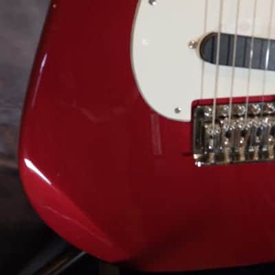 Hondo 2 Stratocaster Style Electric Guitar 1990s - Red image 7