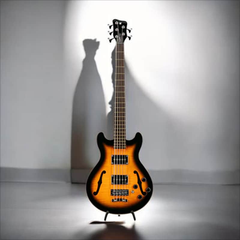 Warwick RockBass Star Bass, 5-String - Vintage Sunburst Transparent High Polish image 1