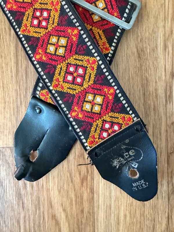 Immagine Ace Vintage Red/Orange Honeycomb Strap 1960s - 1