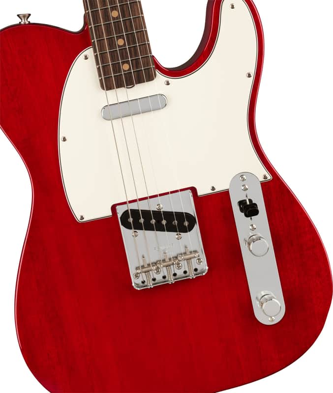 Fender American Vintage II 1963 Telecaster Electric Guitar, Rosewood Fingerboard, Crimson Red Transparent w/ Case image 1