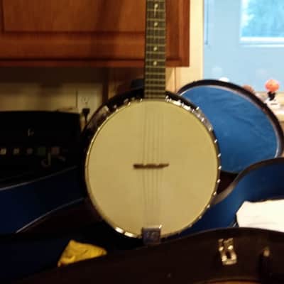 Kay 5 string Vintage Rare Global Kay Banjo 60s  Brown Birch image 3