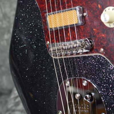 Fender Limited Edition Gold Foil Pickups Jazzmaster Black Sparkle w/ FREE Same Day Shipping image 9