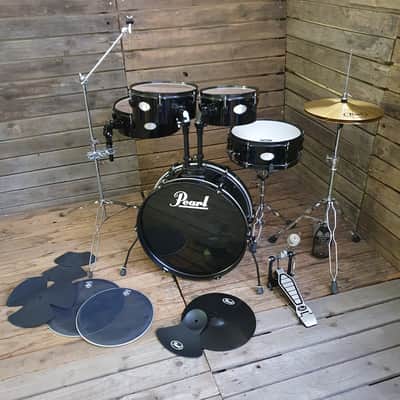 Drum Kit Pearl Rhythm Traveler Compact, Black USED! RKPRK150822 image 3