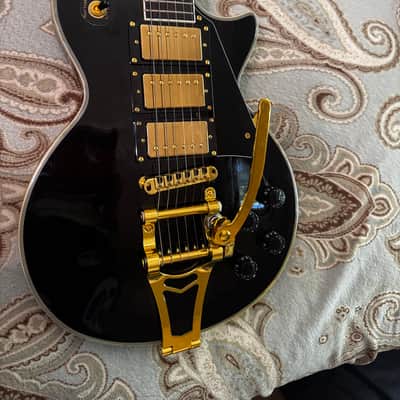 2024 Firefly FFSP pro locking tuners roller bridge Reverend Soft Touch trem spring upgrade Triple Pickup Les Paul Style Black Beauty image 12