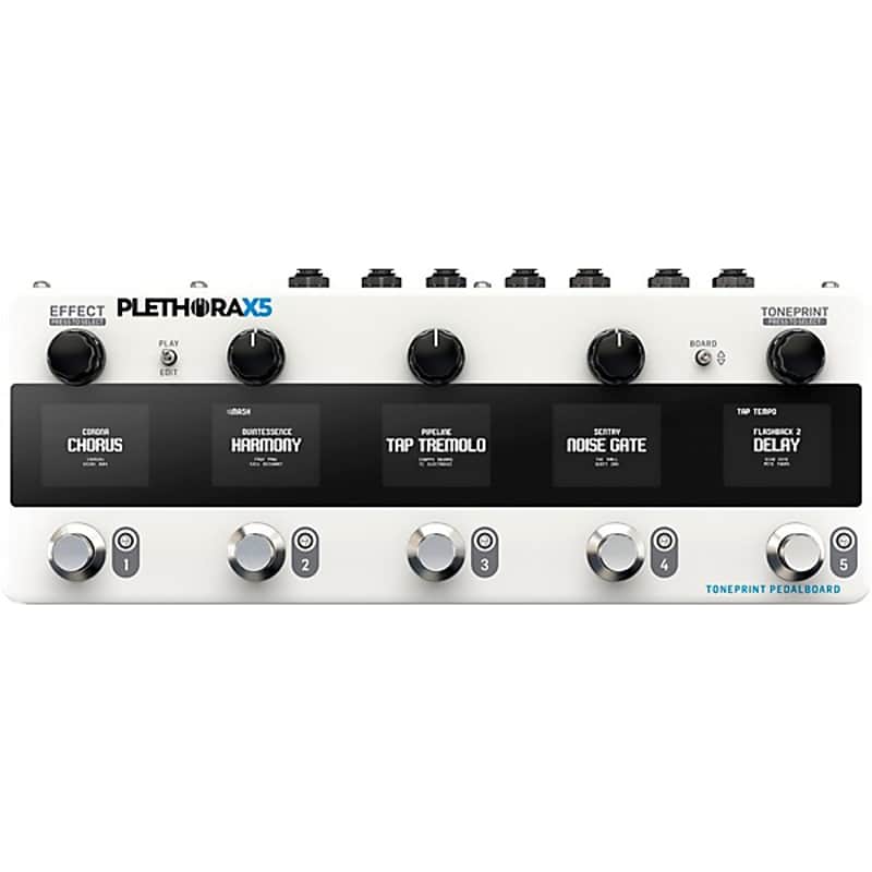 TC Electronic Plethora X5 Multi-Effects Pedal NEW - White image 1