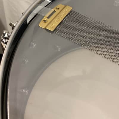 DW - 14x6.5" Memphis Drum Shop 30th Anniversary Limited Edition, Brass Snare Drum, Engraved with Gold Hardware & Tube Lugs 2010's - Black Nickel Over Brass image 17