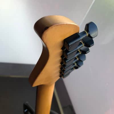 1991 MIJ Fernandes FR-65, Tilt Back Headstock, Contoured Heel, Vintage Gig Bag image 9