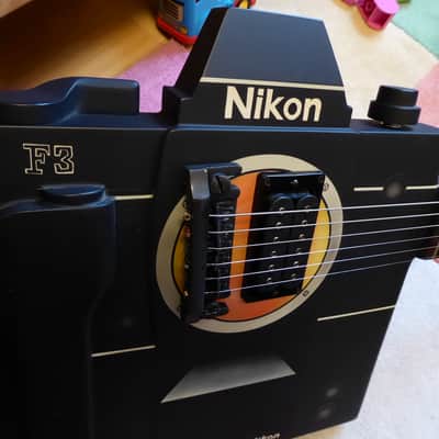Jackson USA San Dimas Nikon F3 camera custom shaped guitar 1984 Custom Finish J0201 image 1