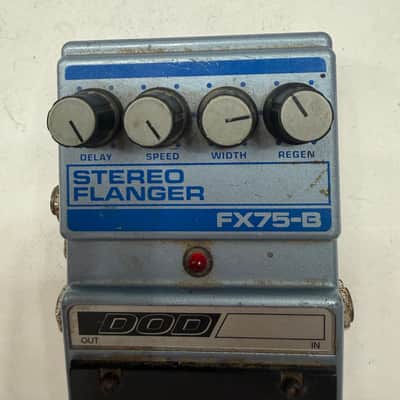 DOD Digitech FX75B Stereo Flanger Analog Vintage Guitar Effect Pedal *READ* image 2