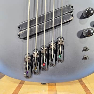 Ibanez BTB605MS-MAM Bass Workshop 2024 - Present - Midnight Arctic Ocean Matte image 7