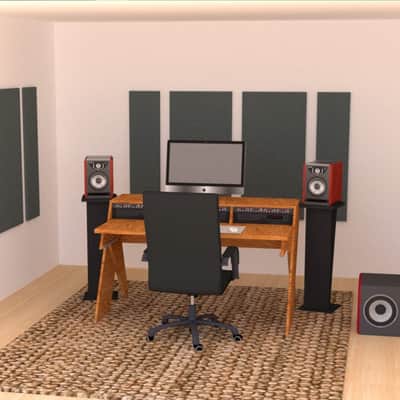Louisound Acoustic Pannel Kit, 10 packs, Black image 2