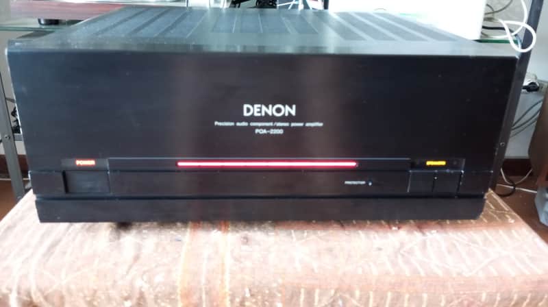 Denon POA 2200 powerful amp, low distortion, fast slew rate image 1