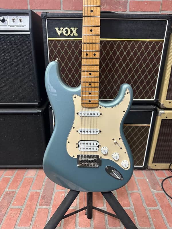 *2001 MIM* Fender Standard HSS Stratocaster Blue Agave image 1