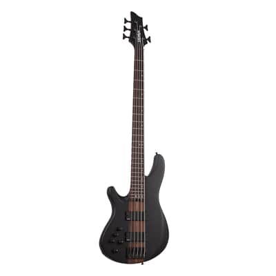 Schecter Charles Berthoud CB-5 LH - See Thru Black Satin image 2