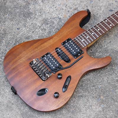 1992 Ibanez SV470 Japan MIJ Superstrat Electric Guitar (Mahogany) w/Hard Case image 1