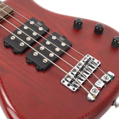 Used Warwick Rockbass Corvette $$ Burgundy Red 2014 image 8