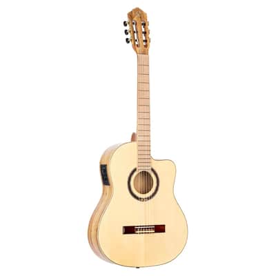Ortega Signature Series Thomas Zwijsen Acoustic-Electric Nylon Classical Guitar w/ Bag image 1