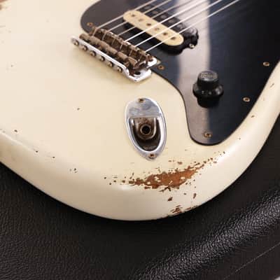 Fender Custom Shop 1969 Stratocaster Heavy Relic Frost White Masterbuilt Todd Krause image 11