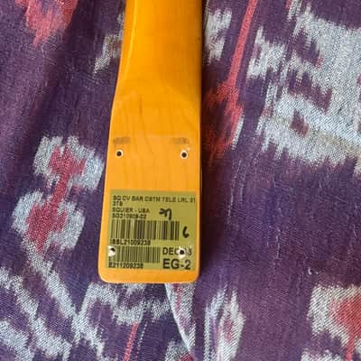 Squier baritone telecaster neck loaded - vintage tinted image 3