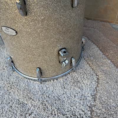 Pearl Music City Custom 16x16" Masters Maple/Gum Floor Tom (MMG1616F) - Bronze Glitter Glass image 10