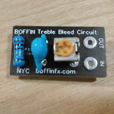 Boffin FX Adjustable Treble Bleed Circuit for Suhr, Seymour Duncan and Single Coil Pickups image 2