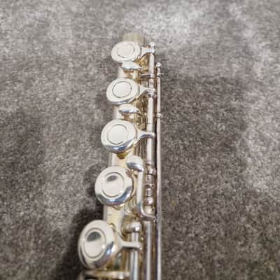 Osborne Engraved Silver Standard Nickel Flute - Elegant Design - Good w/ Hard Case image 11