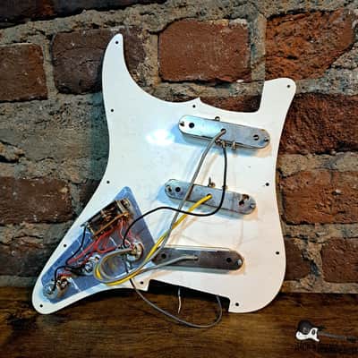 Lawsuit Era Loaded S-Style Pickguard (1970s - White) image 2