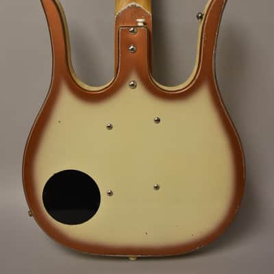 c. 1958 Danelectro Longhorn Baritone Copper Burst w/HSC image 5