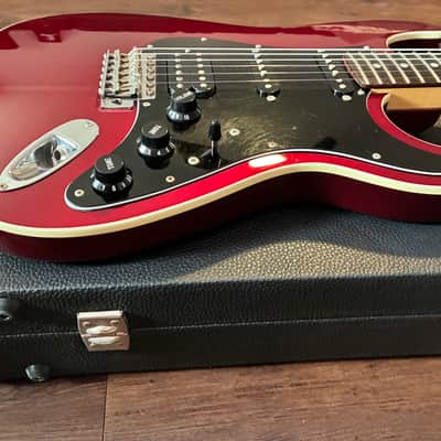 Fender AST Aerodyne Stratocaster MIJ (Made In Japan) 2004 - 2017 - Old Candy Apple Red Metallic image 18