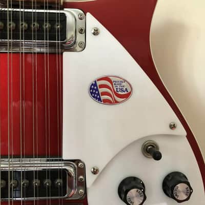 For Rickenbacker Guitars, ‘Proudly made in the USA’ sticker label - Foil image 3