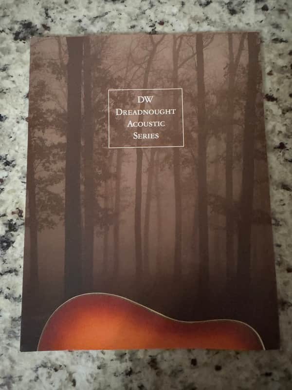 Yamaha DW Dreadnought Acoustic Brochure DW6 DW8 1999 DW8VRS DW10 image 1