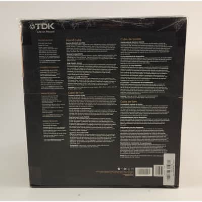 TDK Sound Cube TP6701BLK Speaker - New Open Box image 4