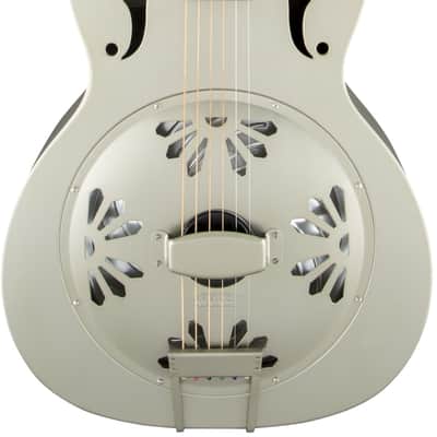 Gretsch G9201 Honey Dipper Round-Neck, Brass Body Biscuit Cone Resonator Guitar, Shed Roof Finish image 1