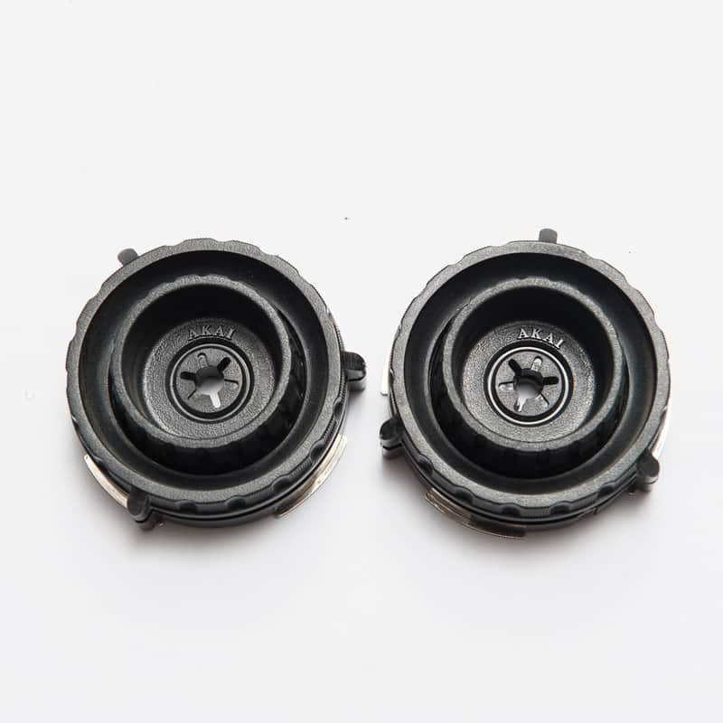 Pair of vintage Akai reel to reel 1/4" tape 10.5" NAB hub adapters image 1