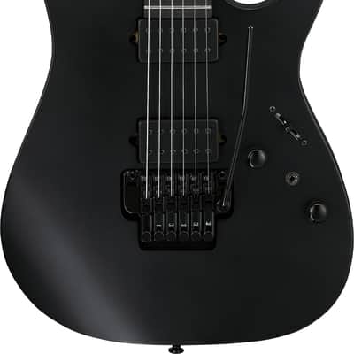 Ibanez RGRB620 Iron Label Electric Guitar, Ebony Fingerboard, Black image 1