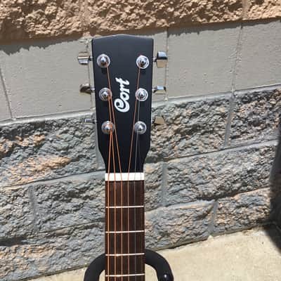 Cort AD Mini OP Standard Series 3/4-Size Spruce/Mahogany Open Pore Natural w/Bag image 3