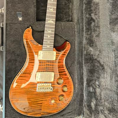 PRS Dave Grissom DGT 10 Top, Bird Inlays Electric, Yellow Tiger with Case - Pre Owned image 9