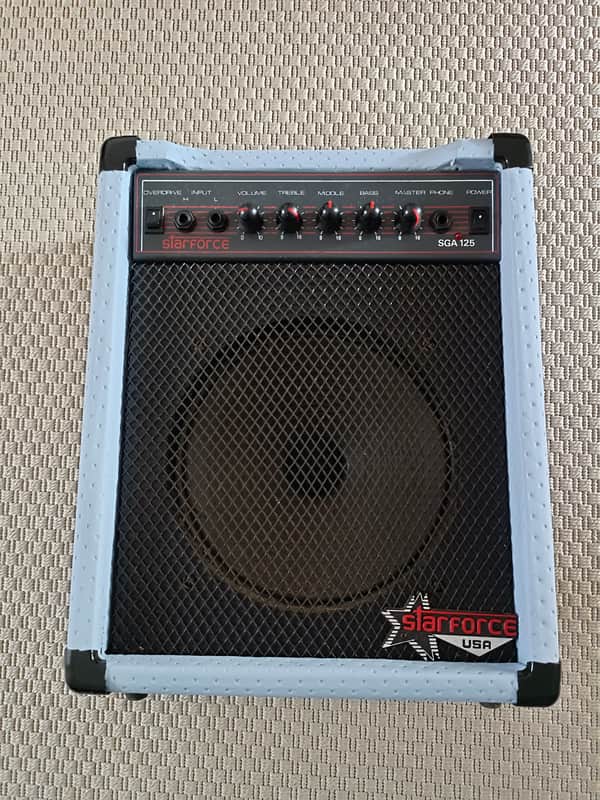 Starforce Starforce Guitar Amplifier SGA125 vintage 1988 Blue image 1