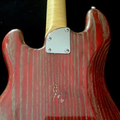 JD Guitars 2022 Couchcaster Red /Silver image 19