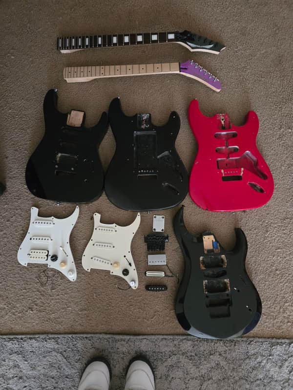Kramer/Dean/Epiphone Guitar Parts Lot image 1