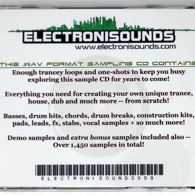 Electronisounds Trance Explosion 2 CD-ROM CD-R Sample Library/Sound Library/Sampling CD 2005 image 3