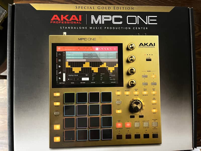 Akai MPC One Standalone MIDI Sequencer Gold Edition 2020 - Present - Gold image 1