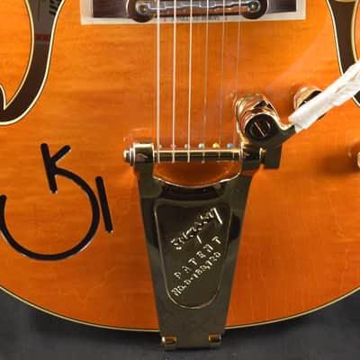 Gretsch G6120T-55 Vintage Select Edition '55 Chet Atkins Vintage Orange Stain Lacquer image 4